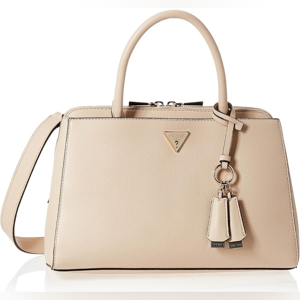 Guess Cream Satchel Bag